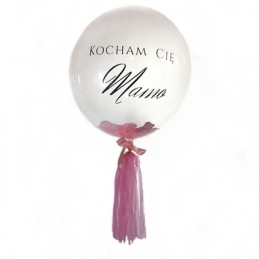 Balon z napisem"Kocham Cię...